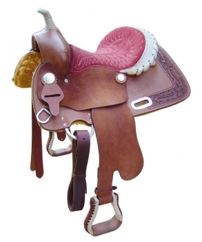 Leather saddle WS-115