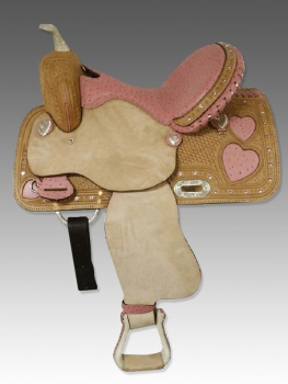 Pink western saddle WS-71