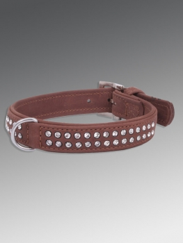 Leather dog collar DC-07